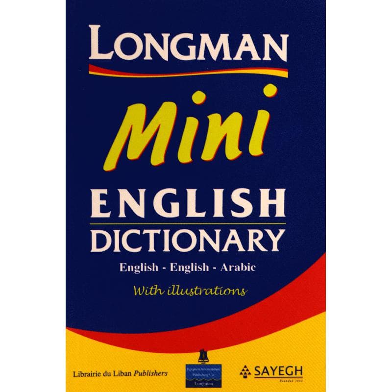 Longman Mini Engling Dictionary (English-English-Arabic) - with Illustrations