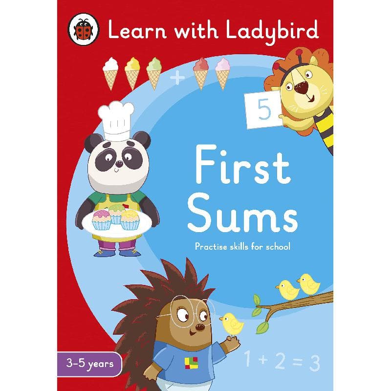 First Sums: A Learn with Ladybird, Activity Book 3-5 Years