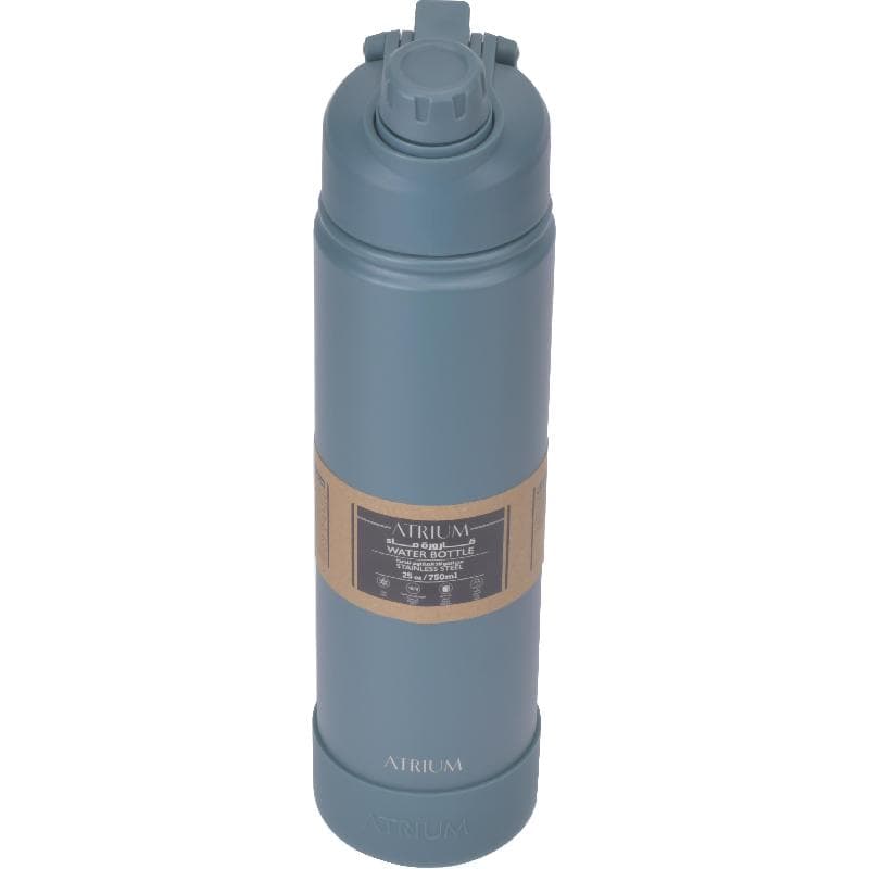 Atrium Water Bottle, SS Vacuum Sports Water Bottle 2-in-1 Lid, Cold, 750.00 ml ( 1.32 pt ), Green