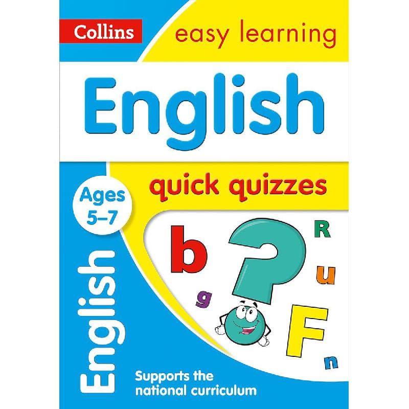 Collins Easy Learning KS1: English Quick Quizzes, Ages 5-7