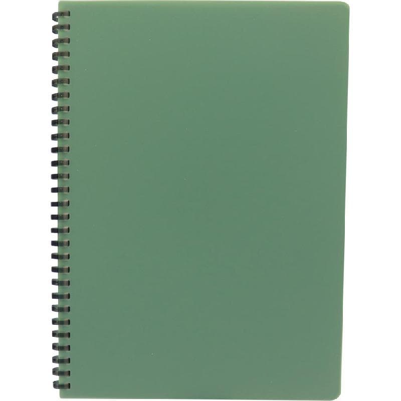 Roco Notebook, Plain, B5, 120 Pages (60 Sheets), Lined, Green