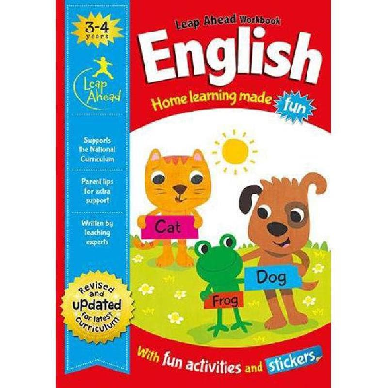 English Age 3-4 (Leap Ahead Workbook Expert)