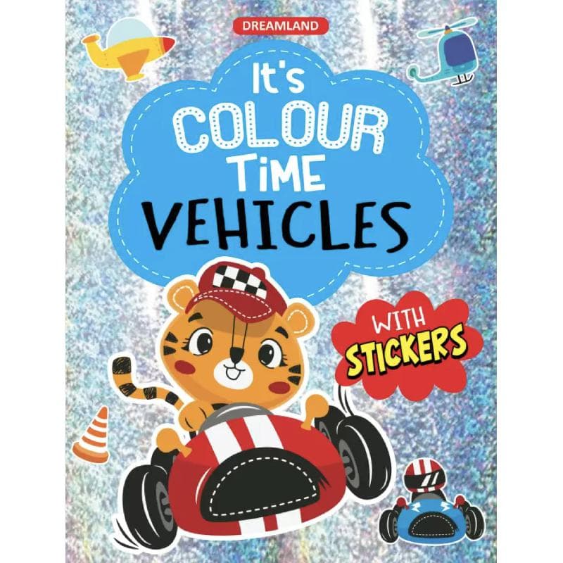 It's Colour Time: Vehicles - with Stickers