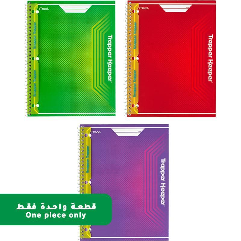 ترابر كيبر دفتر ملاحظات مصيدة قاطعة ليتر (160 صفحة (80 ورقة مسطر مطبوعات متنوعة قد يختلف اللون والتصميم