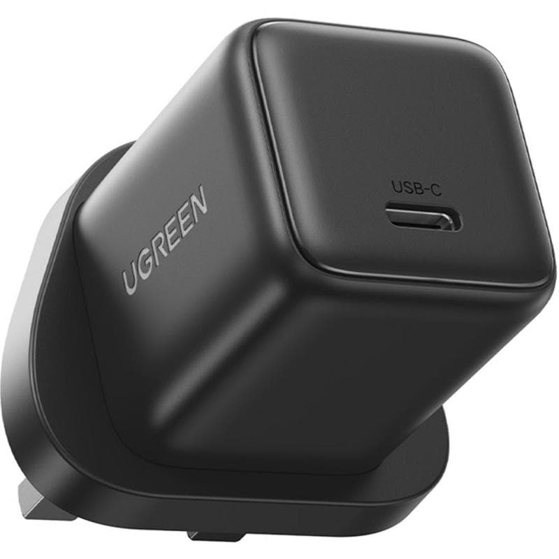 يوغرين X512 شاحن سريع USB-C GaN واط 20 بقوة توصيل الطاقة - يو اس بي بي دي أحادي USB-C اسود