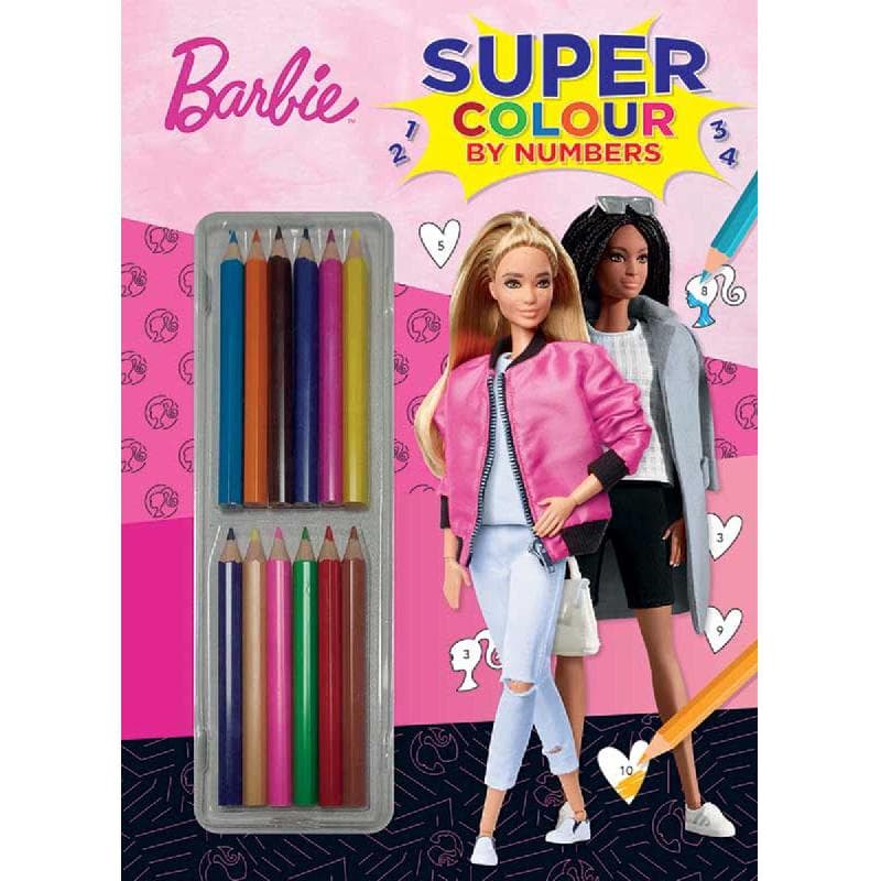 Barbie: Super Colour by Numbers