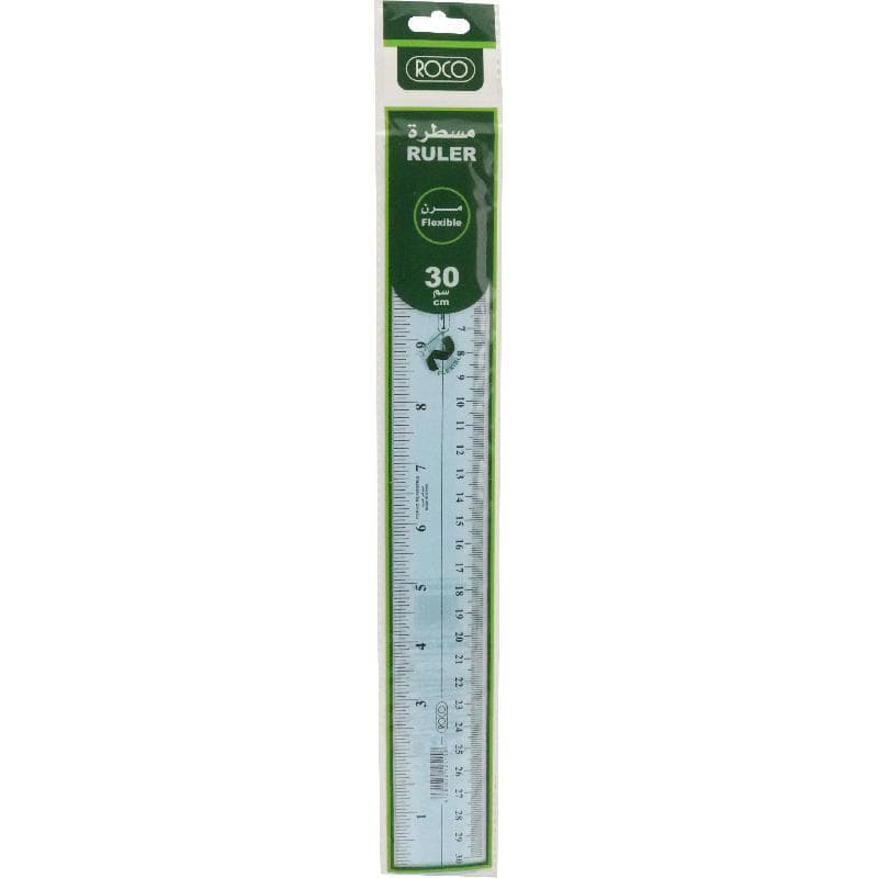 Roco Ruler
Blue, 12" (30 cm), Plastic/Flexi