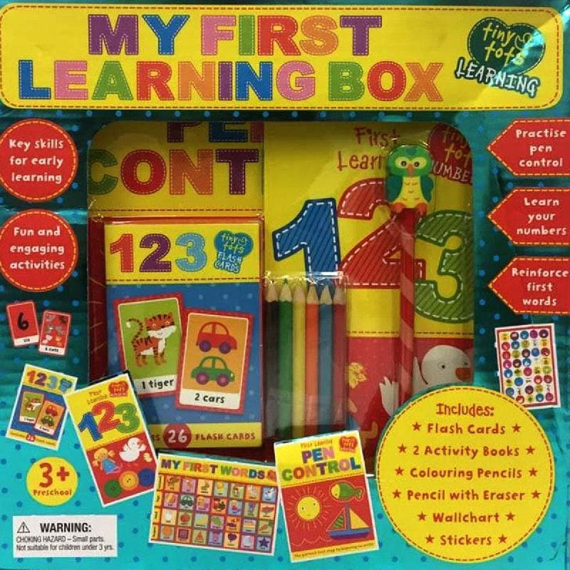 My First Learning Box: Tiny Tots Learning - Back to School Book Set