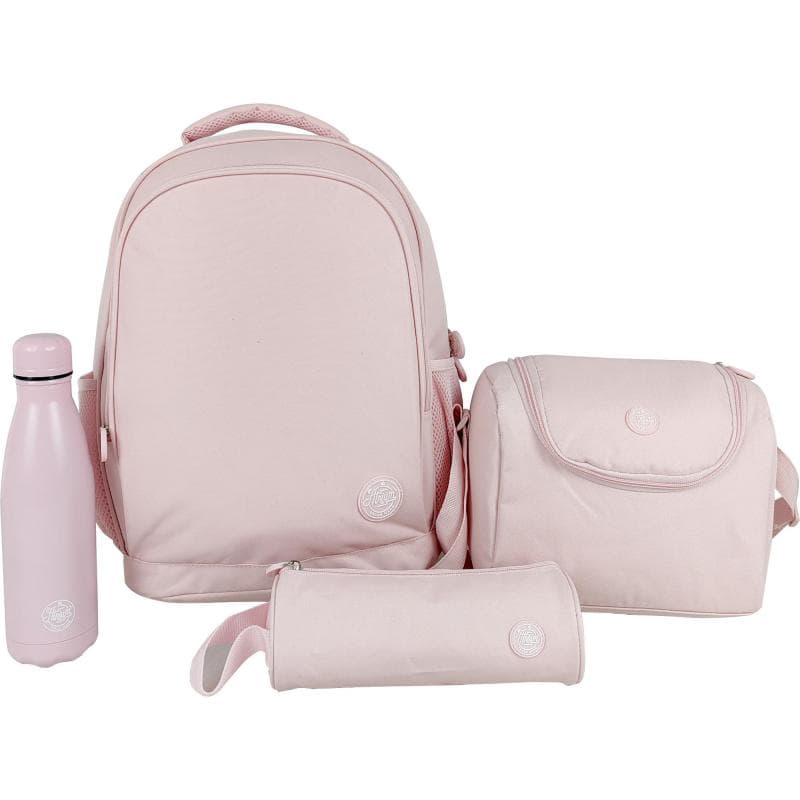 Atrium Solid 4-in-1 Backpack with Accessory, Pink