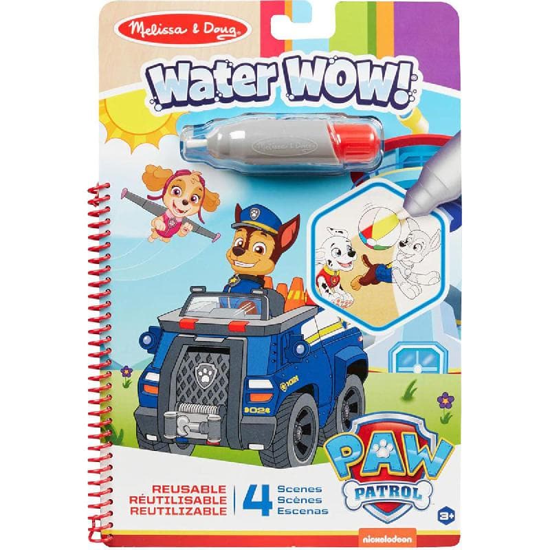 Nickelodeon PAW Patrol: Water Wow! Chase, Ages 3+ (Melissa & Doug) - Reusable with 4 Scenes