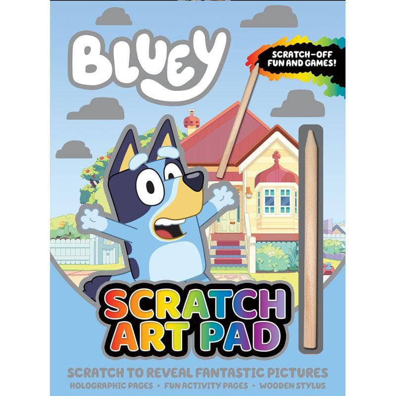 Bluey: Scratch Art Pad - Scratch to Reveal Fantastic Pictures
