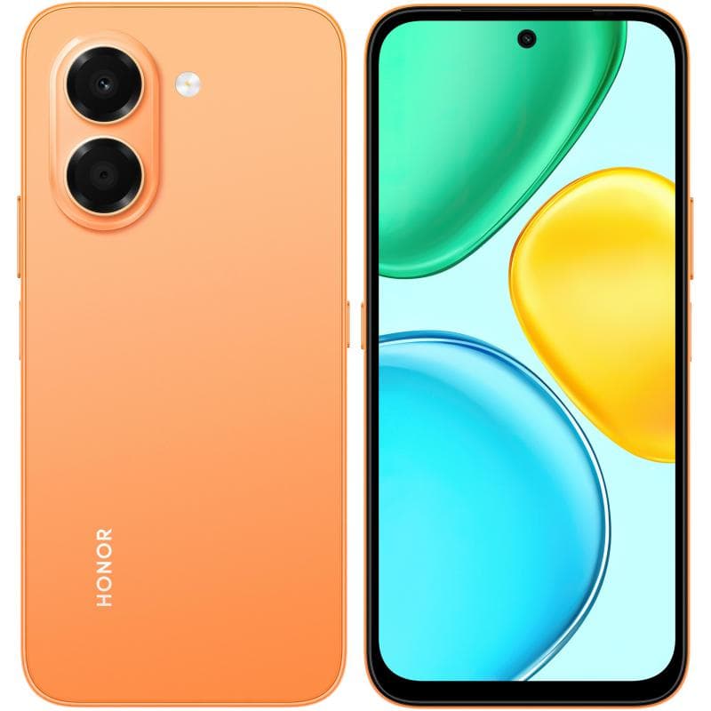Honor X7e 4G, 128 GB, 6 GB RAM, Sunrise Orange, 4G LTE, MediaTek Helio G81 Ultra