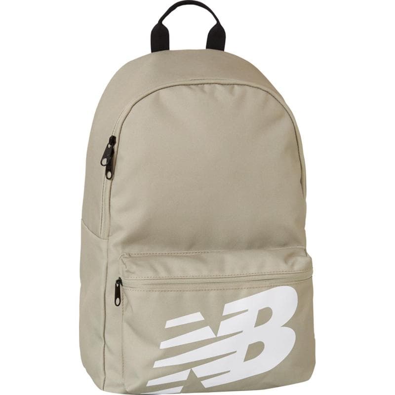 New Balance Logo Round Backpack, Beige