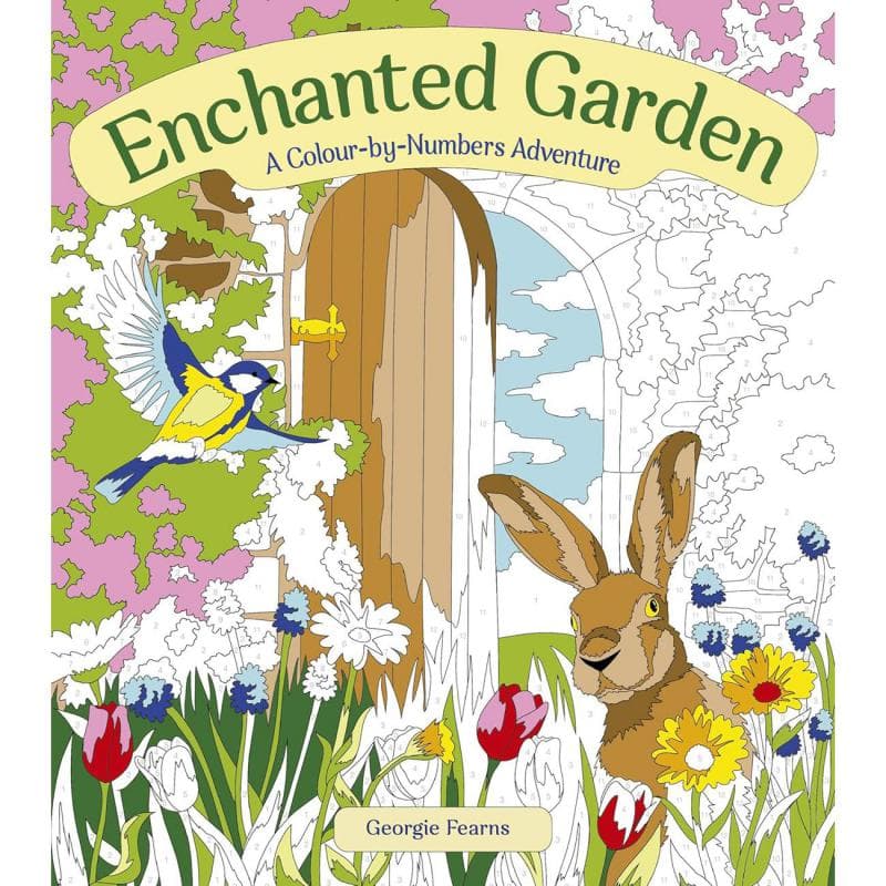 Enchanted Garden (Arcturus Creative Colour by Numbers) - A Colour-by-Numbers Adventure