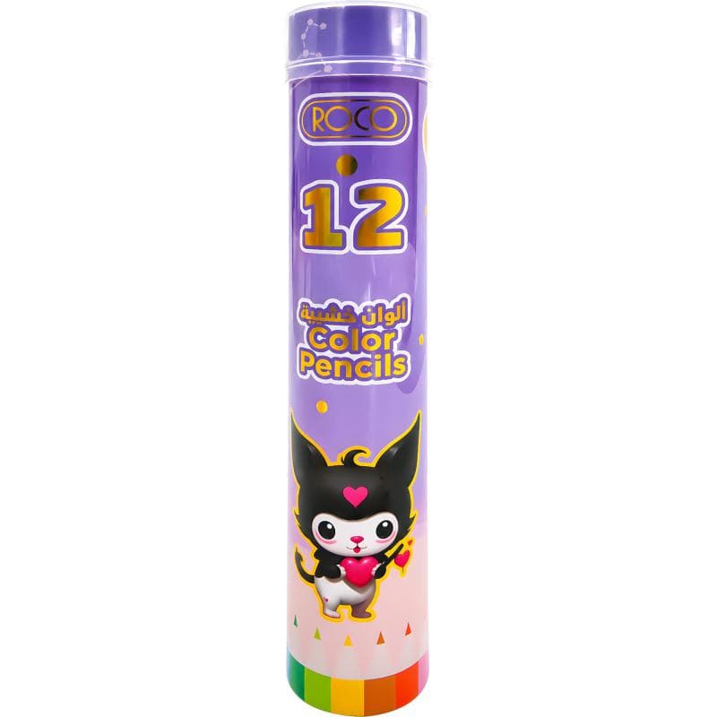 Roco Color Pencils Coloring Basic Set, Assorted Color, 12 Colors