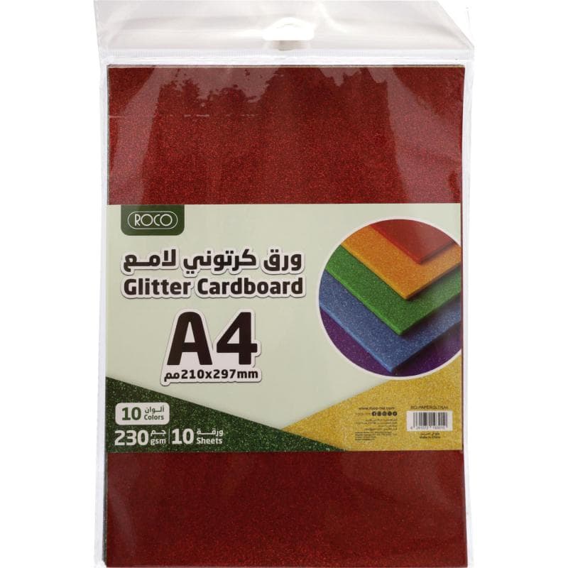 روكو لامع ورق للرسم A4 ألوان متنوعة