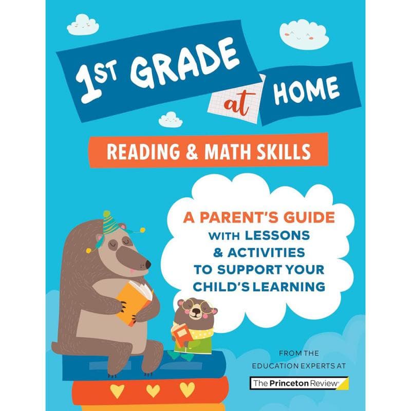 1st Grade at Home (Reading & Math Skills) - A Parent's Guide with Lessons & Activities to Support Your Child's Learning
false