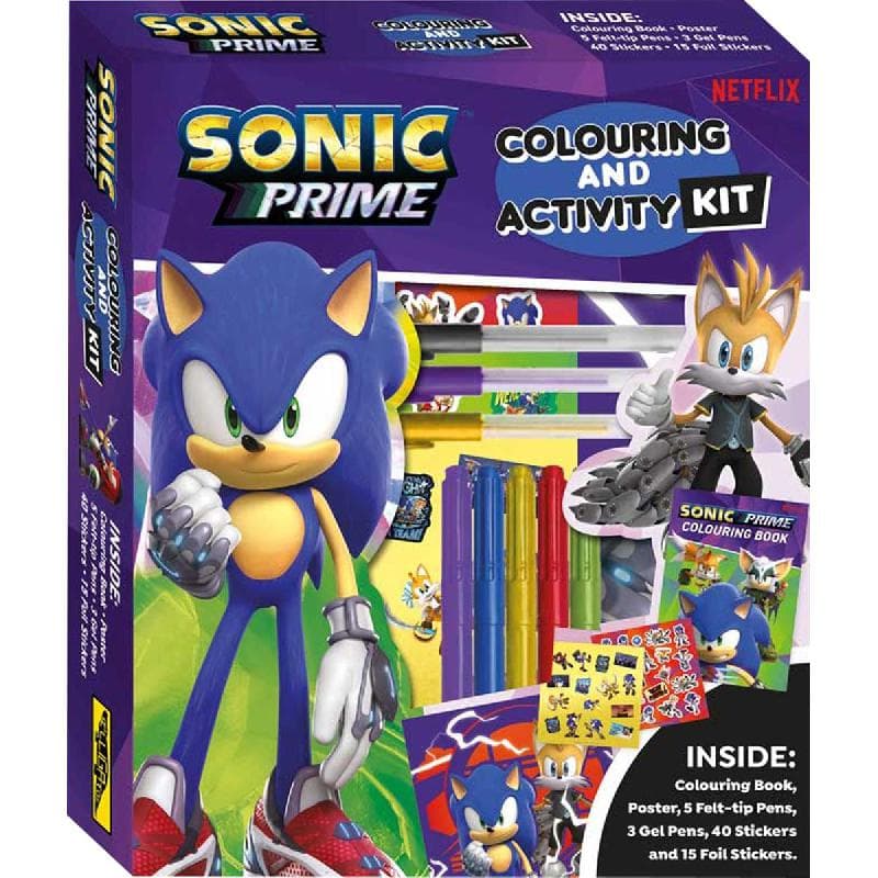 Sonic Prime: Colouring and Activity Kit