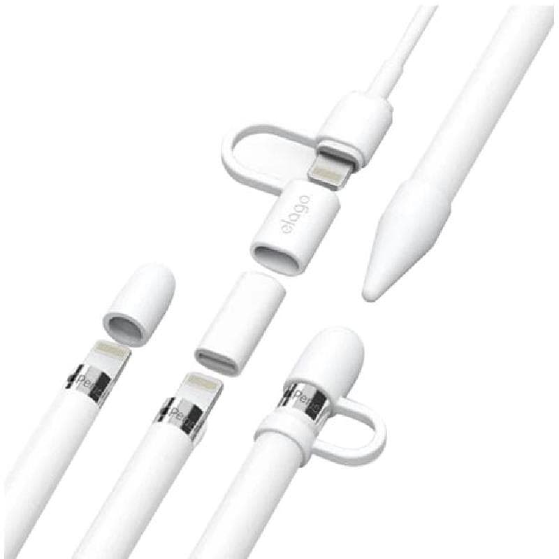Elago Tablet Stylus Accessory
Cap for Pencil Tip;Cap for Top Cover;Adaptor Case;Lightning Charging Case, for Apple Pencil 1st Gen