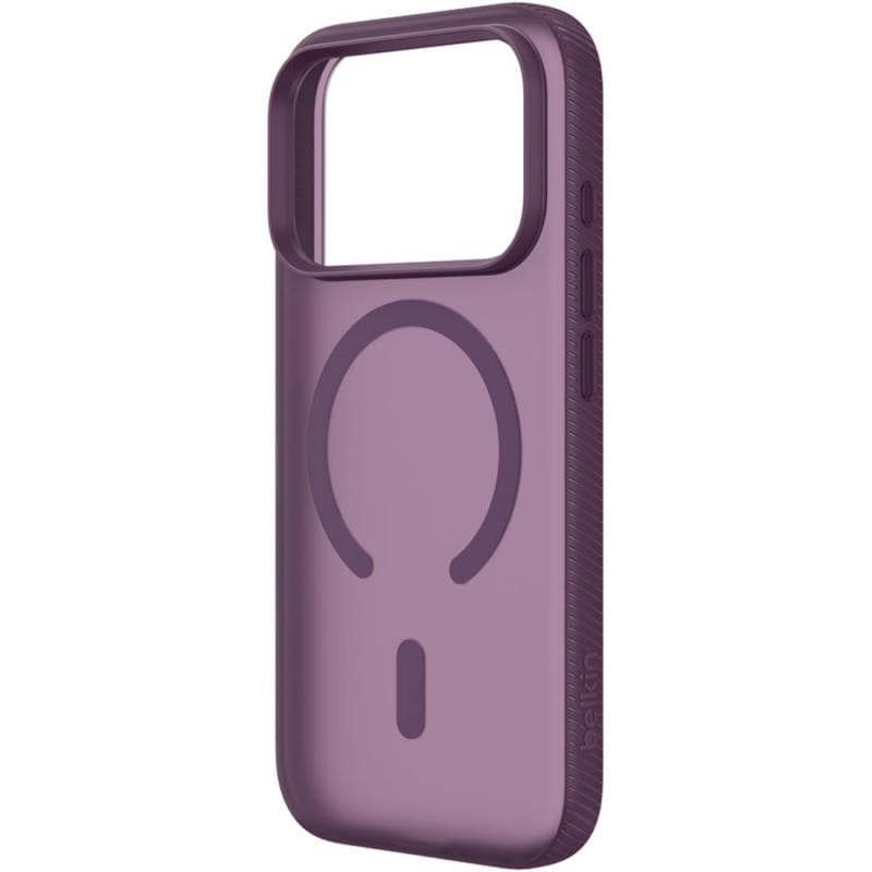 Belkin SheerForce Grip Back Cover Mobile Case with MagSafe, for iPhone 18 Pro, Burgundy