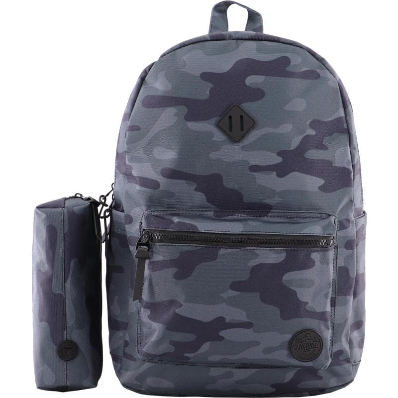 اتريوم كاموفليج حقيبة ظهر مع ملحقات بوصة 15 لاجهزة أسود/مموه