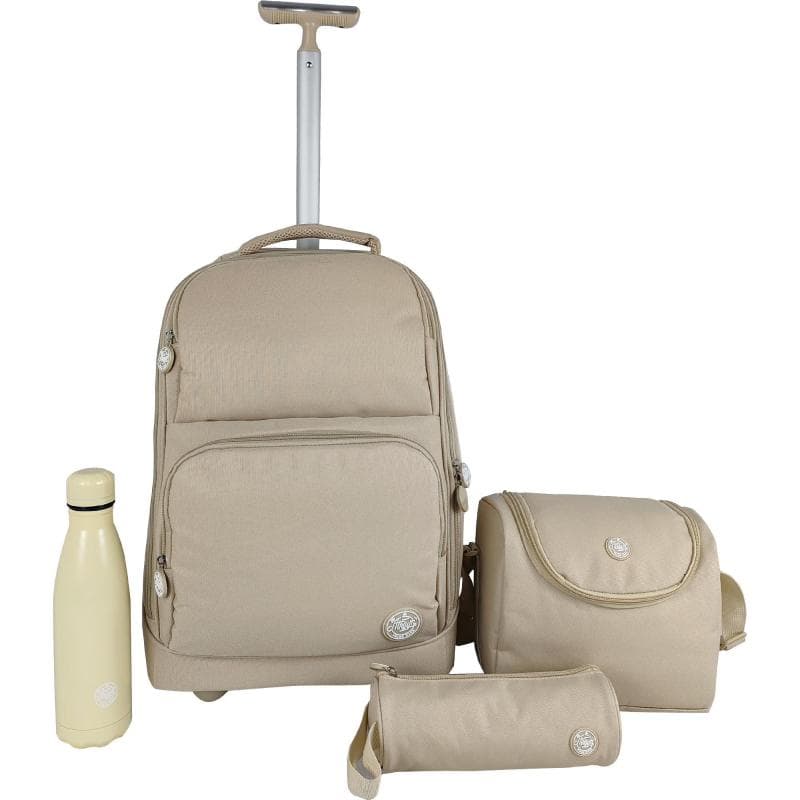 Atrium Solid 4-in-1 Trolley Bag with Accessory, for 15.6" (Device), Yellow