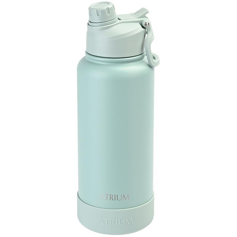 اتريوم قارورة ماء في 2 زجاجة ماء معزولة من الفولاذ المقاوم للصدأ بغطاء 1 بارد 950.00 ml ( 1.67 pt ) أخضر تركواز