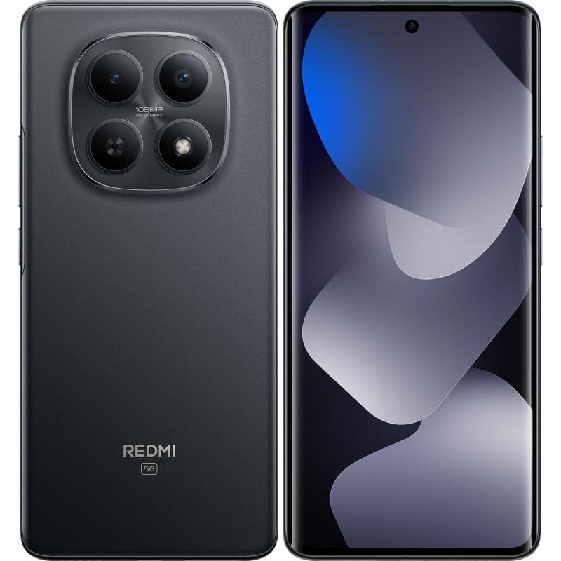 Xiaomi Redmi Note 15 5G, 512 GB, 12 GB RAM, Black, 5G, Snapdragon 6 Gen3