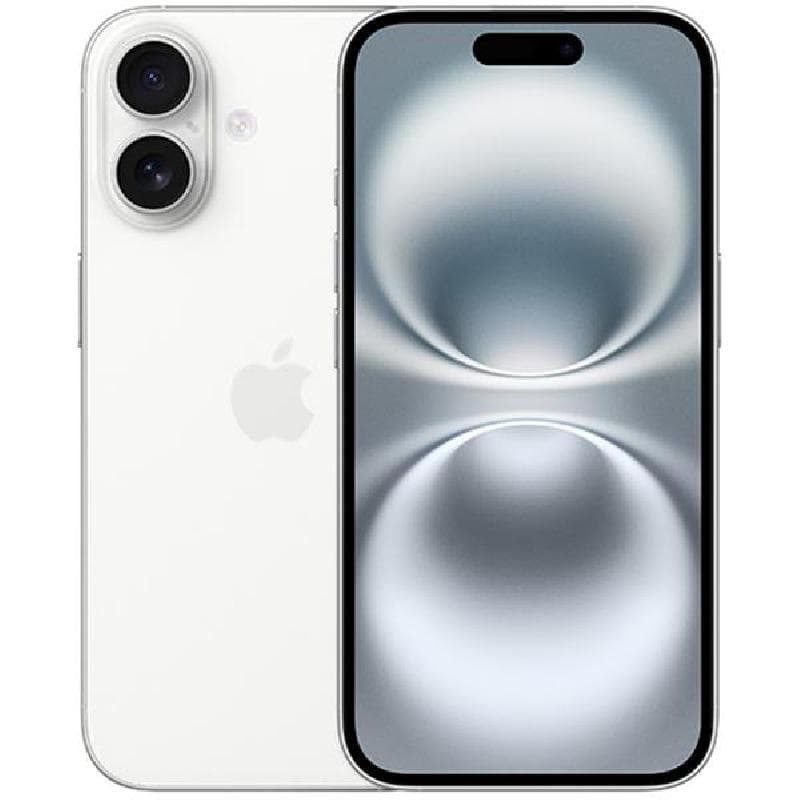 Apple iPhone 16, 128 GB, White, 5G, Apple A18