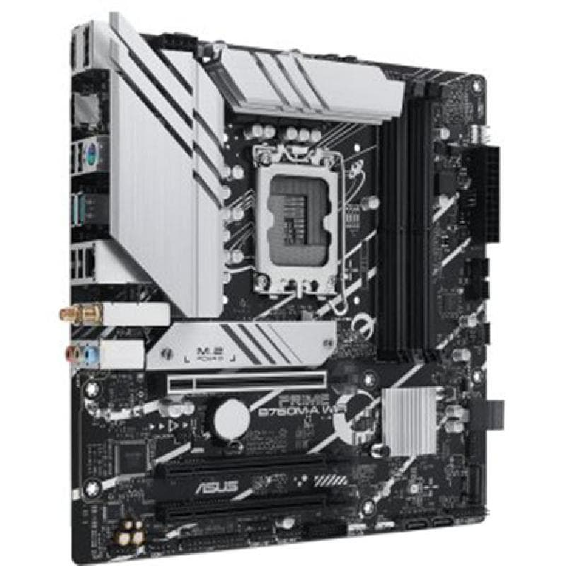 اسوس واي فاي B760M-A برايم اللوحة الام متوافق مع مقبس Intel LGA1700 (الجيل 13/12) انتل B760 mATX DDR5 واي فاي 6