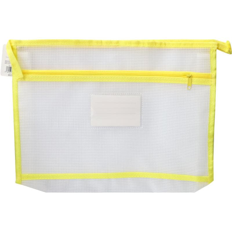 روكو جراب يقفل بسحاب A4 2 جيب شفاف حقيبة بسحاب