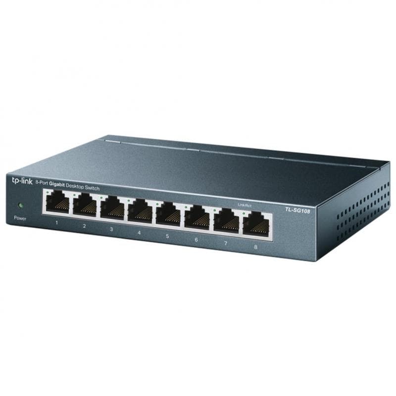 تي بي لينك .TL-SG108 سويتش شبكات 8 منفذ (LAN) (GbE) 8 منفذ