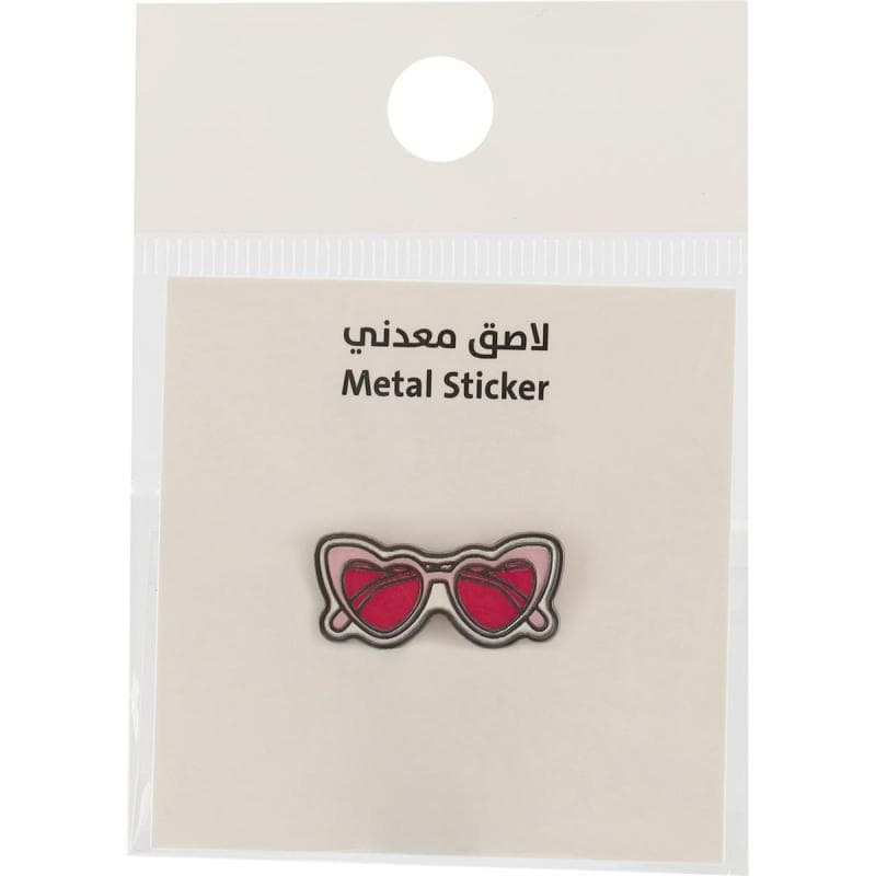 3D Stickers
Fashion: Heart Shape Eyeglass, Pink, 1 Piece