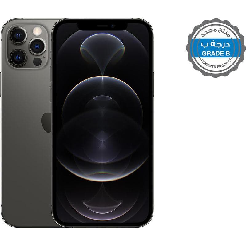 Renewed Grade B Apple iPhone 12 Pro, 256 GB, Graphite, 5G