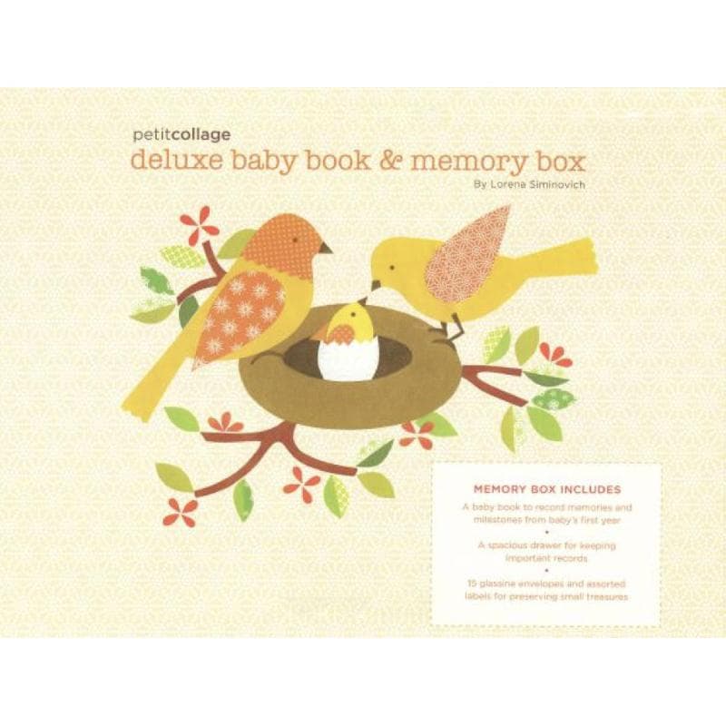 Deluxe Baby Book & Memory Box (Petit Collage)