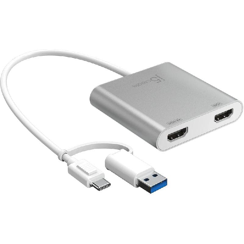 جي 5 كرييت USB-C الى HDMI مزدوج لشاشة متعددة محول ايه في