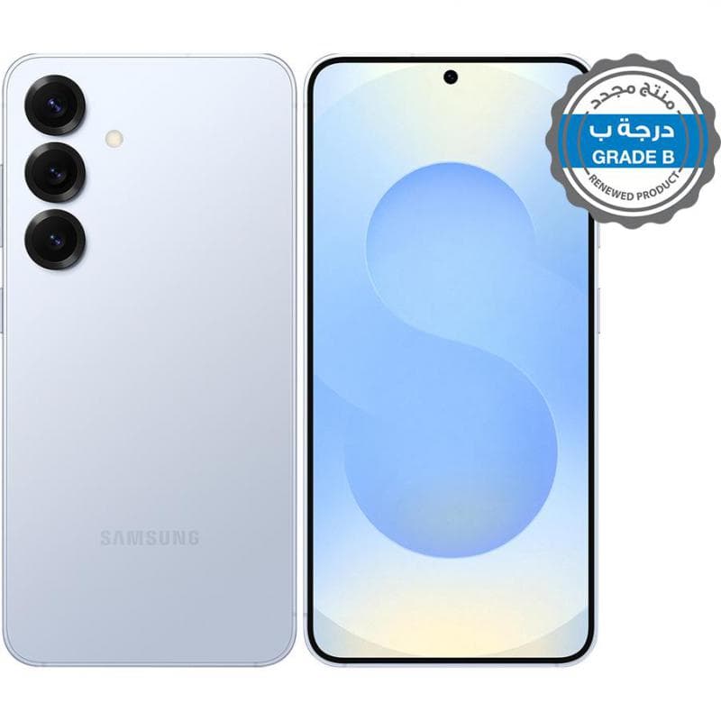 Renewed Grade B Samsung Galaxy S25, 256 GB, Icy Blue, 5G