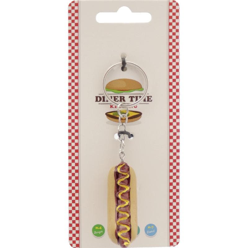 Hotdog Keychain