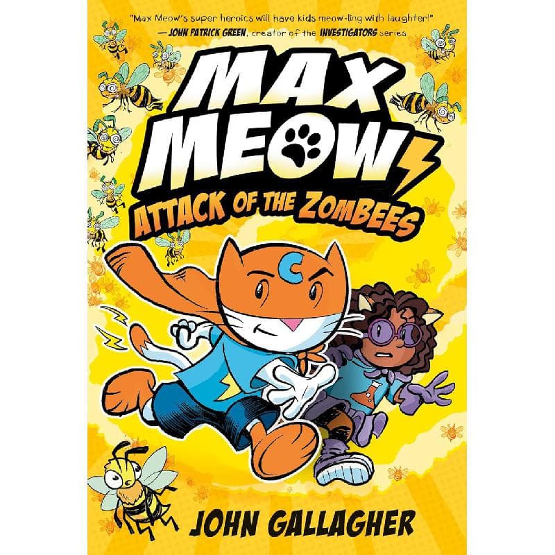 Max Meow: Attack of The Zombees, Book 5 - A Graphic Novel