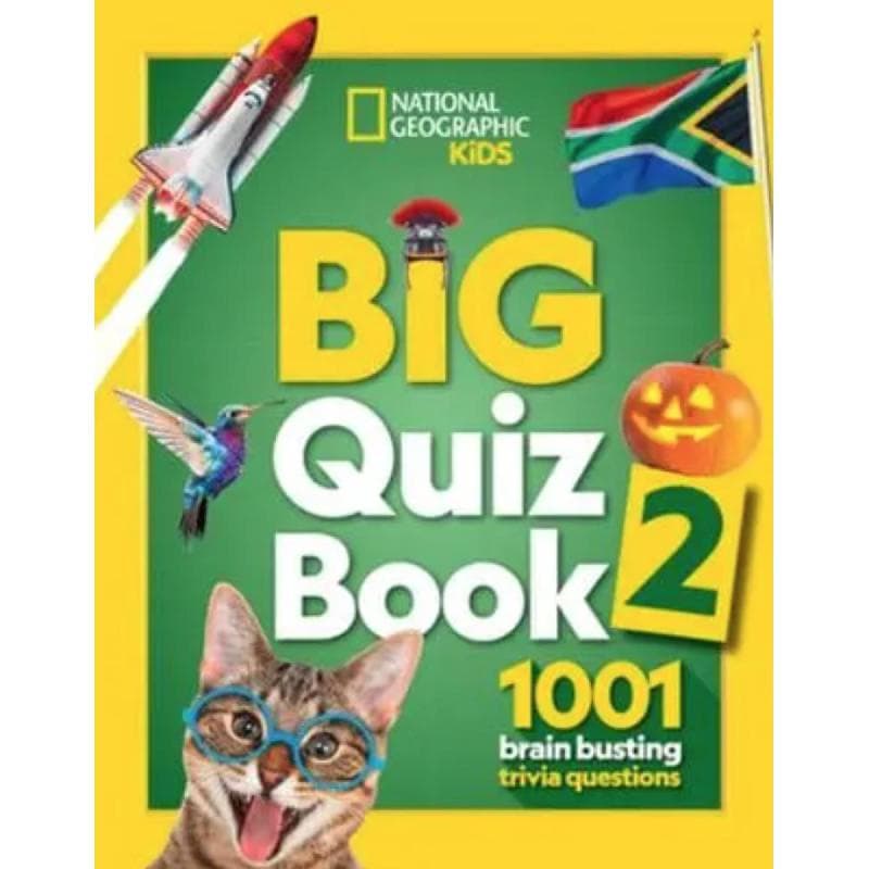 National Geographic Kids: Big Quiz, Book 2 - 1001 Brain Busting Trivia Questions