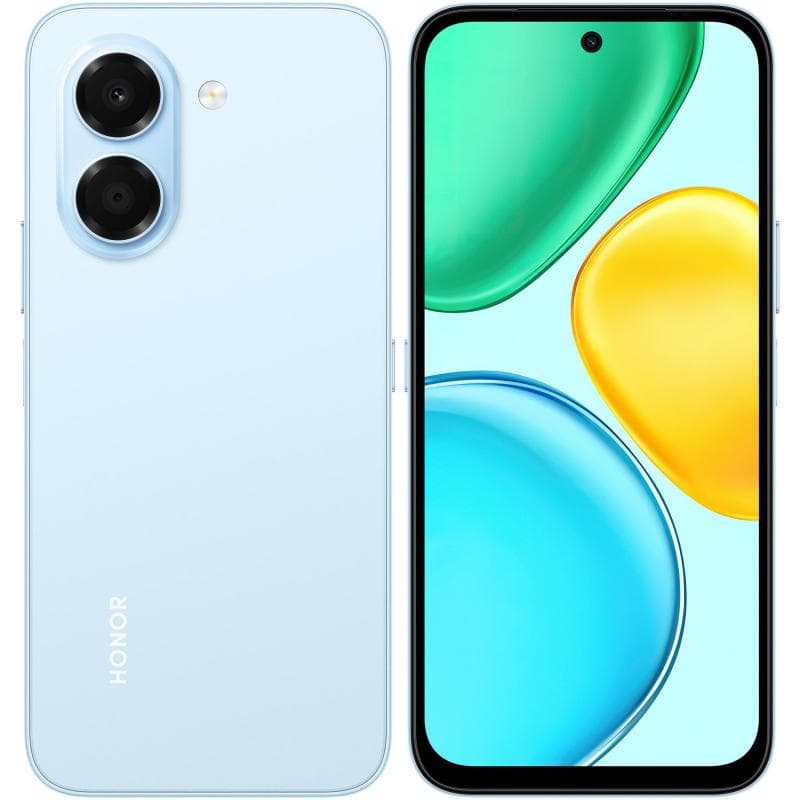 Honor X7e 4G, 128 GB, 6 GB RAM, Light Blue, 4G LTE, MediaTek Helio G81 Ultra