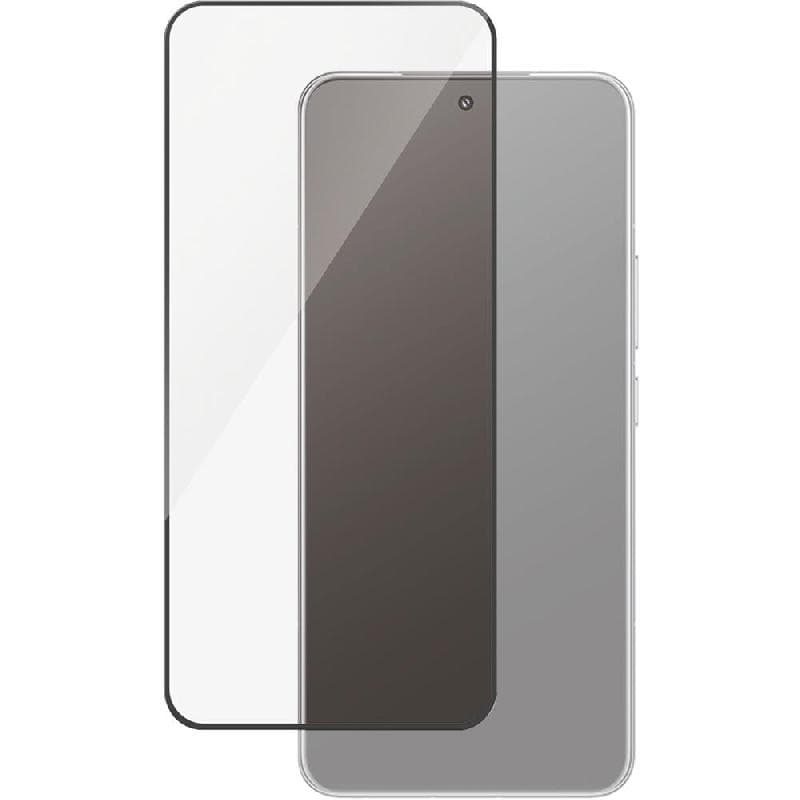 بانزر جلاس سايف واقي شاشة للهاتف الذكي مناسب للاغطية لهاتف Tecno Pova 6 Pro 5G زجاج مقسى, الحافة الى الحافة, اسود