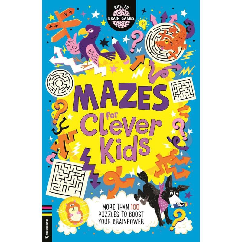 Buster Brain Games: Mazes for Clever Kids - More Than 100 Puzzles to Boost Your Brainpower