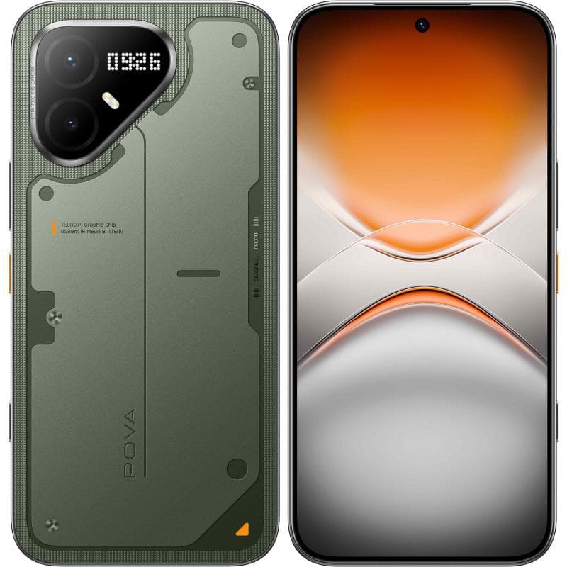 Tecno POVA 8 Pro 5G, 256 GB, 8 GB RAM, Tundra Green, 5G, MediaTek Dimensity 7400 Ultimate