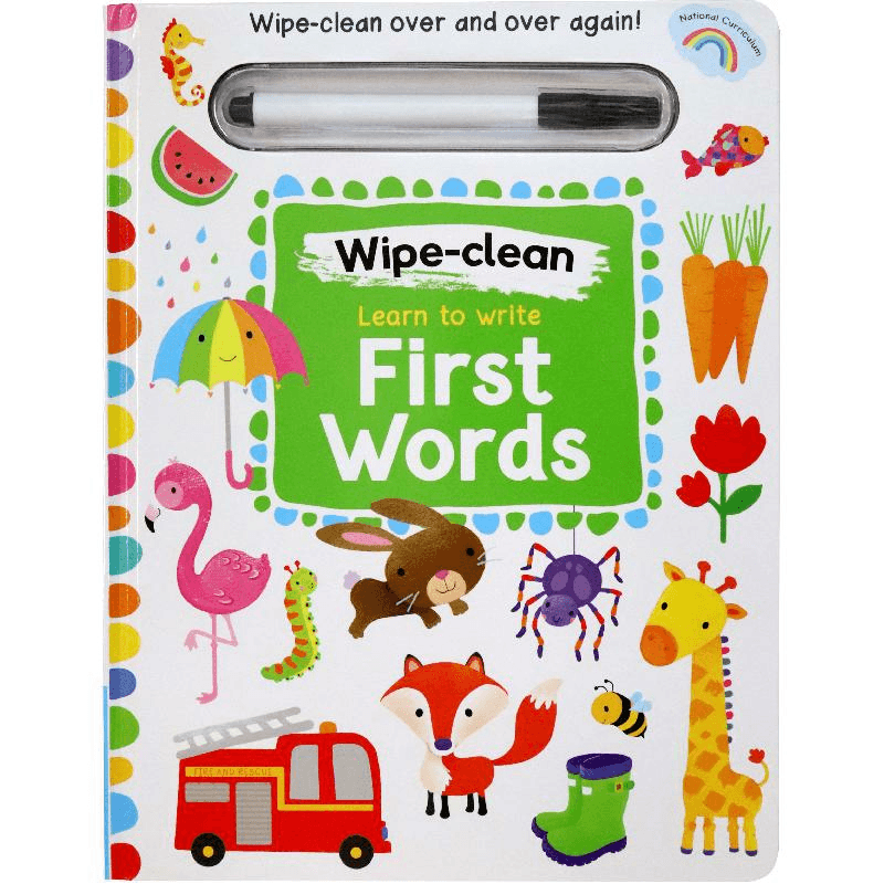 Wipe-Clean: Learn to Write First Words