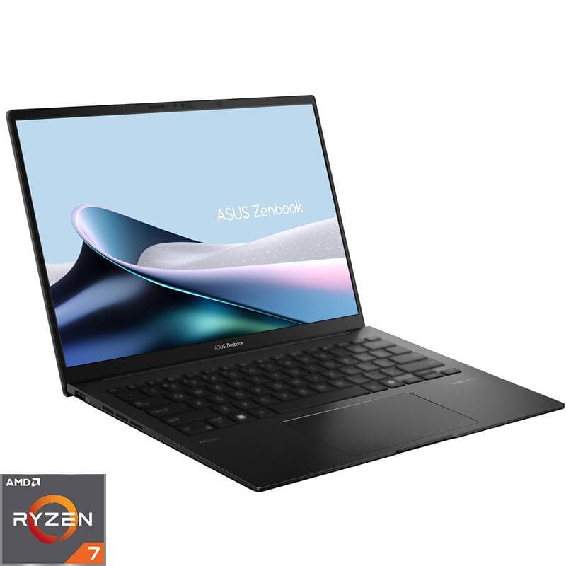 Asus Zenbook Laptop, AI, 14", AMD Ryzen 7, 16 GB RAM, 1 TB M.2 NVMe PCIe 4.0 SSD, Windows 11,