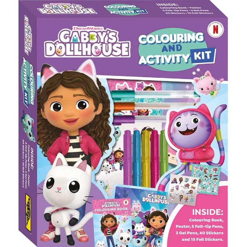 Gabby's Dollhouse: Colouring and Activity Kit