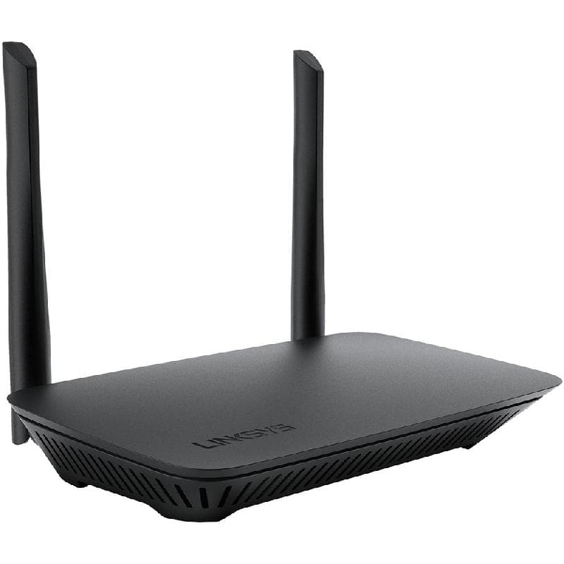 لينكسيس E5450 راوتر برودباند حتى 1200 ميجابت في الثانية اتصال حتى 20 جهاز (5 جيجاهرتز/نطاق مزدوج (2.4 جيجاهرتز لاسلكي 802.11 ايه سي (WAN) منفذ/(LAN) 4 منفذ اسود