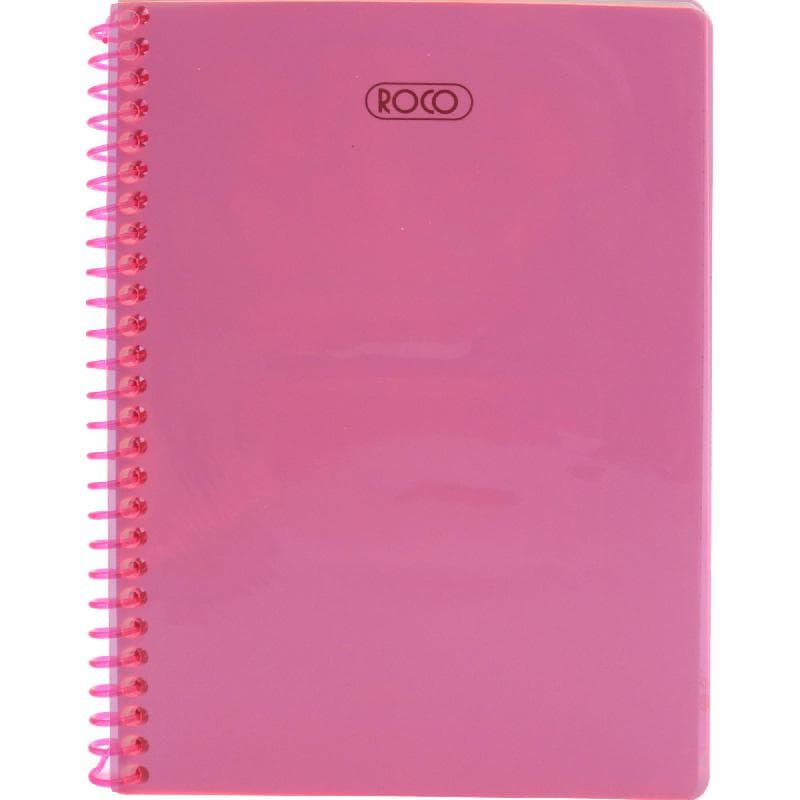 Roco Neon Notebook
A5, 80 Sheets, Single Ruled (Arabic), Pink