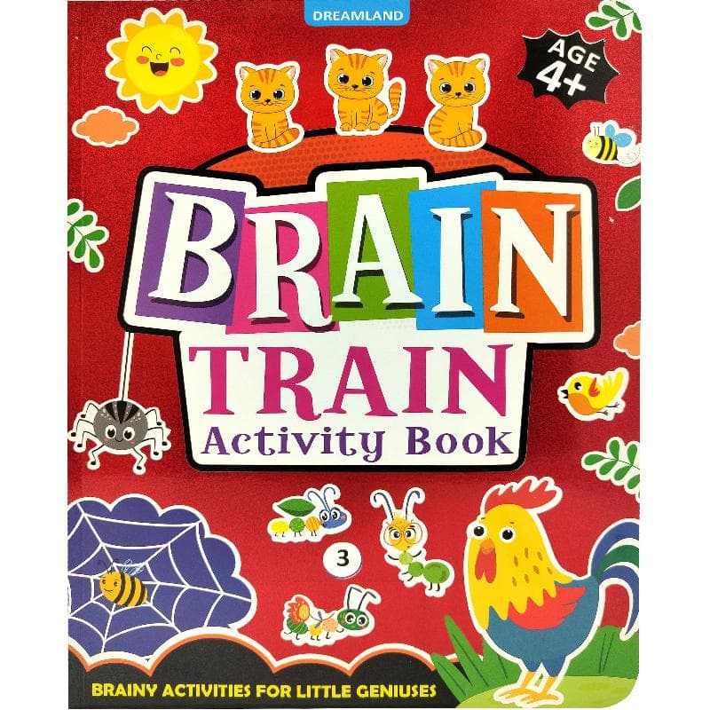 Brain Train: Activity Book Level 3, Age 4+ - Brainy Activity for Little Geniuses
